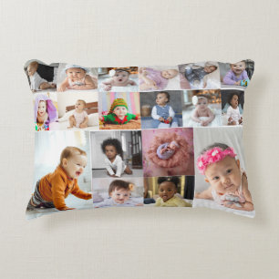 Entwerfen Sie Ihre eigene 18 FotoCollage Dekokissen