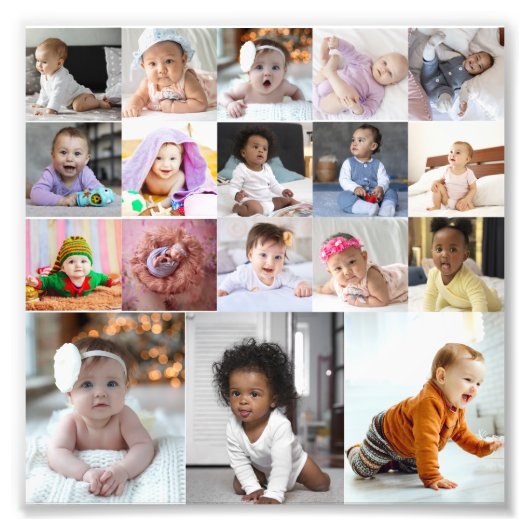 Entwerfen Sie Ihre eigene 18 FotoCollage Fotodruck (Vorne)