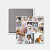 Entwerfen Sie Ihre eigene 18 FotoCollage Magnet (Vorderseite/Rückseite)
