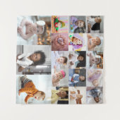 Entwerfen Sie Ihre eigene 18 FotoCollage Wandteppich (Vorderseite (Horizontal))