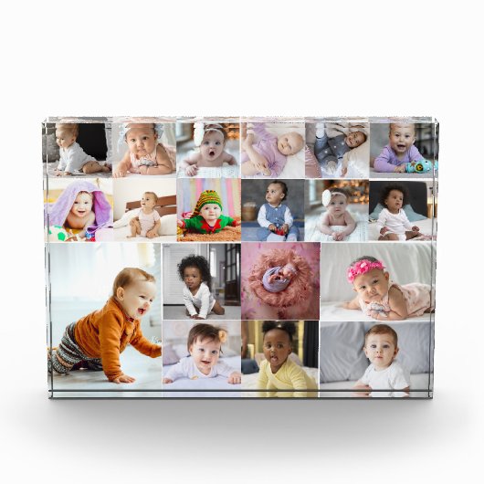 Entwerfen Sie Ihre eigene 19 FotoCollage Fotoblock (Vorderseite)