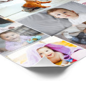 Entwerfen Sie Ihre eigene 19 FotoCollage Fotodruck (Ecke)