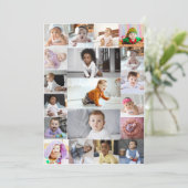 Entwerfen Sie Ihre eigene 19 FotoCollage Karte (Stehend Vorderseite)