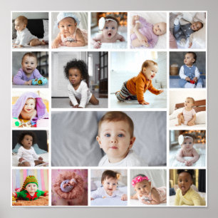 Entwerfen Sie Ihre eigene 19 FotoCollage Poster