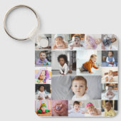 Entwerfen Sie Ihre eigene 19 FotoCollage Schlüsselanhänger (Vorderseite)