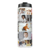 Entwerfen Sie Ihre eigene 19 FotoCollage Thermosbecher (Vorderseite)