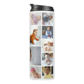 Entwerfen Sie Ihre eigene 19 FotoCollage Thermosbecher (Nach rechts gedreht)