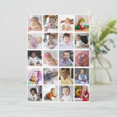 Entwerfen Sie Ihre eigene 20 FotoCollage Ankündigung (Stehend Vorderseite)