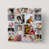 Entwerfen Sie Ihre eigene 20 FotoCollage Button (Vorderseite)