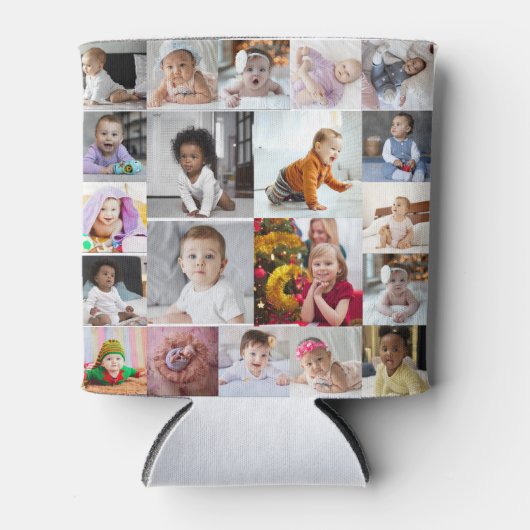 Entwerfen Sie Ihre eigene 20 FotoCollage Dosenkühler (Vorderseite)