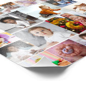 Entwerfen Sie Ihre eigene 20 FotoCollage Fotodruck (Ecke)