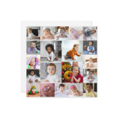 Entwerfen Sie Ihre eigene 20 FotoCollage Karte (Vorderseite/Rückseite Beispiel)