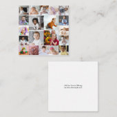 Entwerfen Sie Ihre eigene 20 FotoCollage Mitteilungskarte (Vorne/Hinten)
