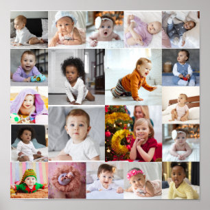 Entwerfen Sie Ihre eigene 20 FotoCollage Poster