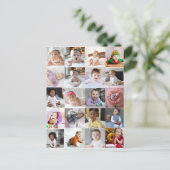 Entwerfen Sie Ihre eigene 20 FotoCollage Postkarte (Stehend Vorderseite)