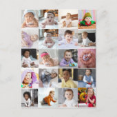 Entwerfen Sie Ihre eigene 20 FotoCollage Postkarte (Vorderseite)
