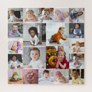 Entwerfen Sie Ihre eigene 20 FotoCollage Puzzle
