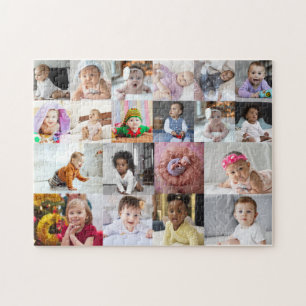Entwerfen Sie Ihre eigene 20 FotoCollage Puzzle