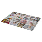 Entwerfen Sie Ihre eigene 20 FotoCollage Schneidebrett (Ecke)