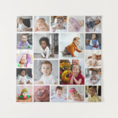 Entwerfen Sie Ihre eigene 20 FotoCollage Wandteppich (Vorderseite)