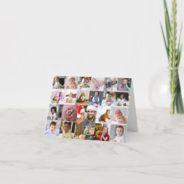Entwerfen Sie Ihre eigene 21 FotoCollage Feiertagskarte