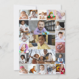 Entwerfen Sie Ihre eigene 21 FotoCollage Feiertagskarte