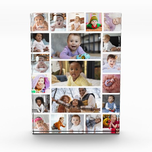 Entwerfen Sie Ihre eigene 21 FotoCollage Fotoblock (Vorderseite)