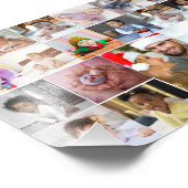 Entwerfen Sie Ihre eigene 21 FotoCollage Fotodruck (Ecke)