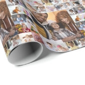 Entwerfen Sie Ihre eigene 21 FotoCollage Geschenkpapier (Rolleneckpunkt)