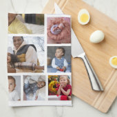 Entwerfen Sie Ihre eigene 21 FotoCollage Geschirrtuch (Viertel Falte)