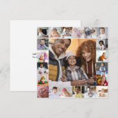 Entwerfen Sie Ihre eigene 21 FotoCollage Mitteilungskarte (Vorne/Hinten)
