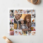 Entwerfen Sie Ihre eigene 21 FotoCollage Mitteilungskarte (Vorderseite/Rückseite Beispiel)