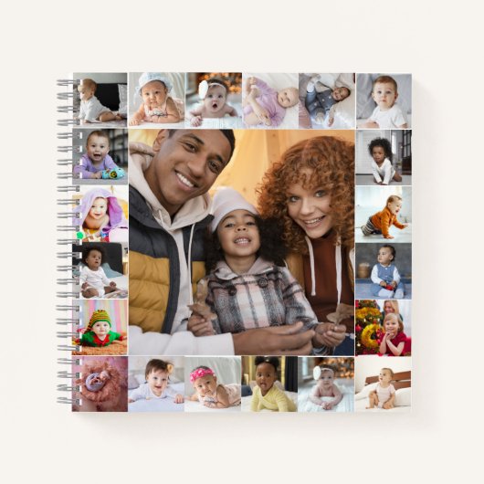 Entwerfen Sie Ihre eigene 21 FotoCollage Notizblock (Vorderseite)