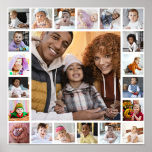 Entwerfen Sie Ihre eigene 21 FotoCollage Poster