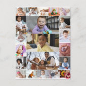 Entwerfen Sie Ihre eigene 21 FotoCollage Postkarte (Vorderseite)