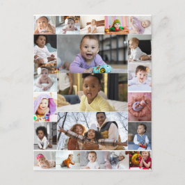 Entwerfen Sie Ihre eigene 21 FotoCollage Postkarte