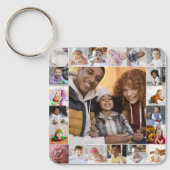 Entwerfen Sie Ihre eigene 21 FotoCollage Schlüsselanhänger (Vorderseite)