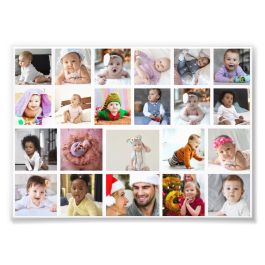 Entwerfen Sie Ihre eigene 22 FotoCollage Fotodruck (Vorne)