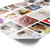 Entwerfen Sie Ihre eigene 22 FotoCollage Fotodruck (Ecke)