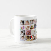 Entwerfen Sie Ihre eigene 22 FotoCollage Kaffeetasse (Vorderseite Links)
