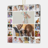 Entwerfen Sie Ihre eigene 22 FotoCollage Keramikornament (Links)