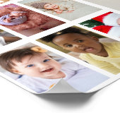 Entwerfen Sie Ihre eigene 25 FotoCollage Poster (Ecke)