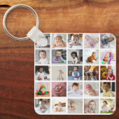 Entwerfen Sie Ihre eigene 25 FotoCollage Schlüsselanhänger (Vorderseite)