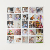 Entwerfen Sie Ihre eigene 25 FotoCollage Wandteppich (Vorderseite)