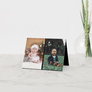 Entwerfen Sie Ihre eigene 2-FotoCollage Ankündigung