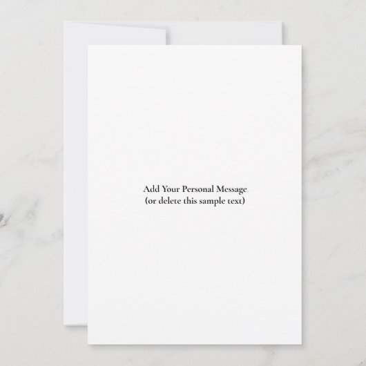 Entwerfen Sie Ihre eigene 2-FotoCollage Ankündigung (Rückseite)