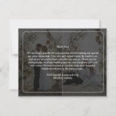 Entwerfen Sie Ihre eigene 2-Fotocollage Dankeskarte (Rückseite)