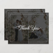 Entwerfen Sie Ihre eigene 2-Fotocollage Dankeskarte (Vorne/Hinten)