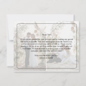 Entwerfen Sie Ihre eigene 2-Fotocollage Dankeskarte (Rückseite)