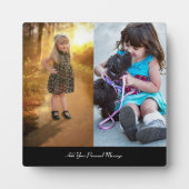 Entwerfen Sie Ihre eigene 2-FotoCollage Fotoplatte (Vorderseite)